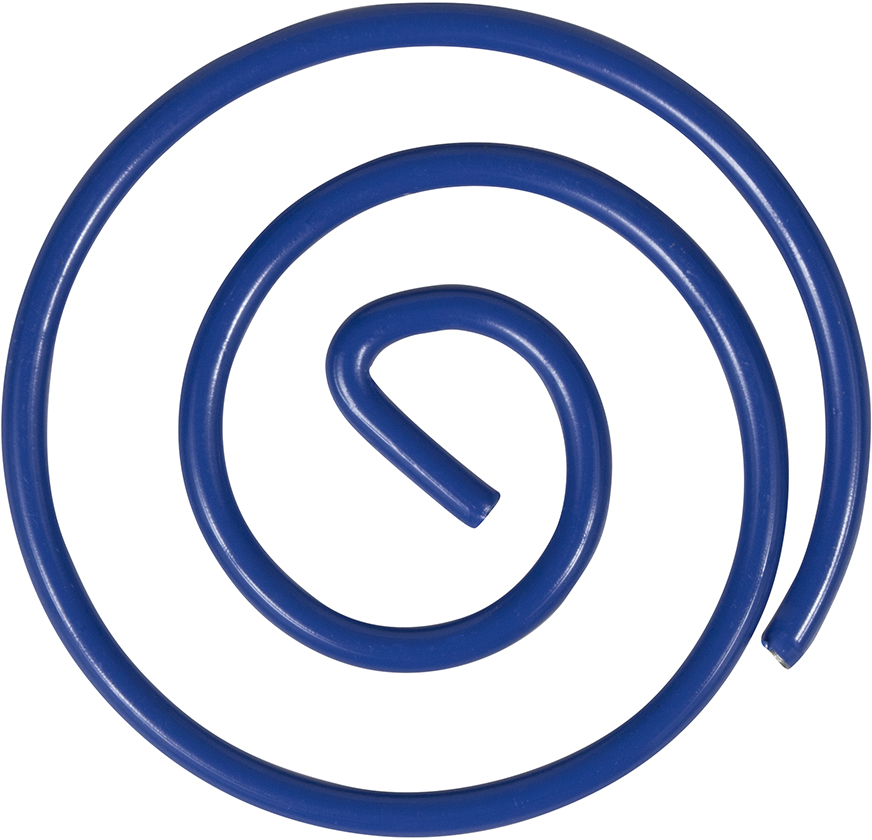 Circular Paper Clips - Dark Blue