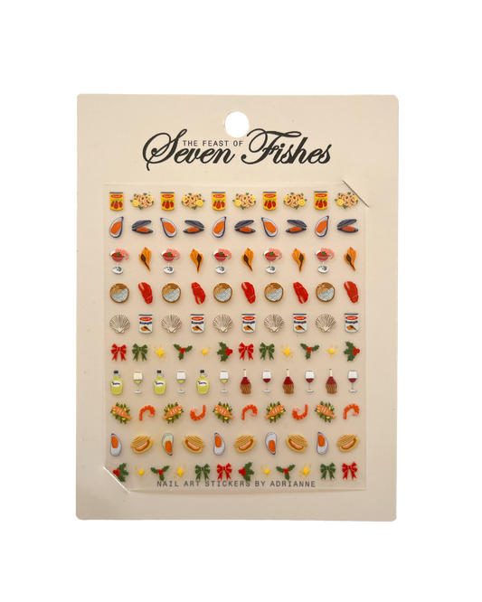 Seven Fishes Nail Decals