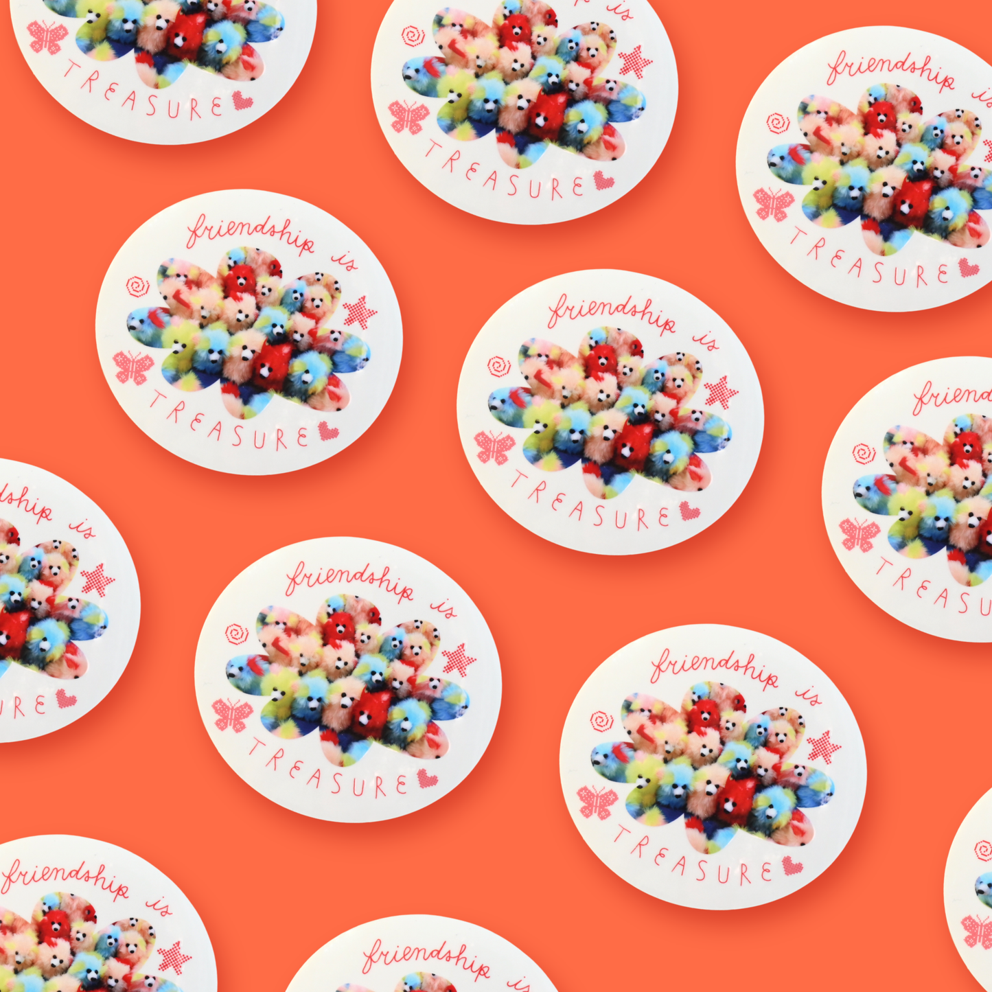 Friendship Is Treasure - Sticker