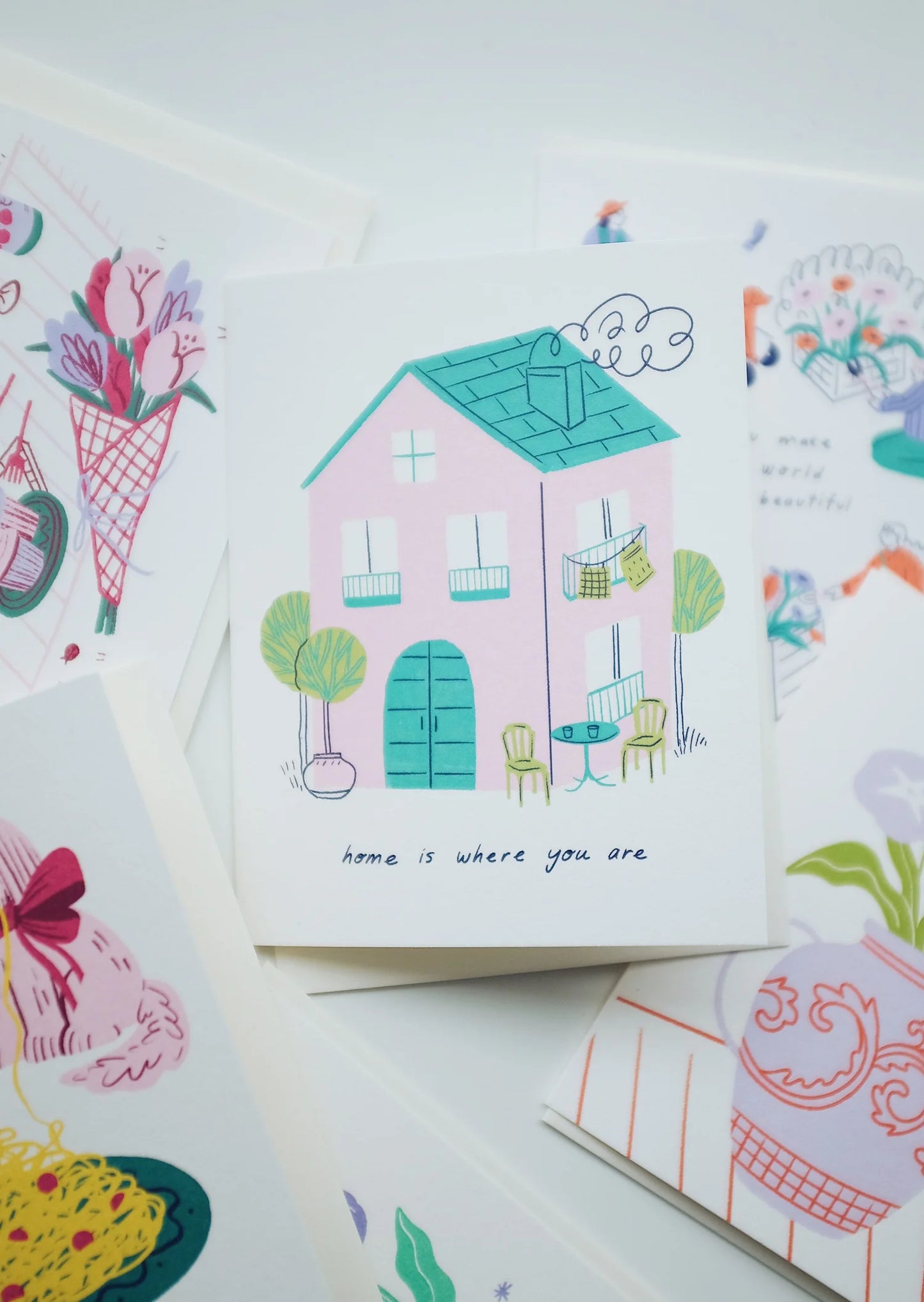 "Home Is Where You Are" Greeting Card