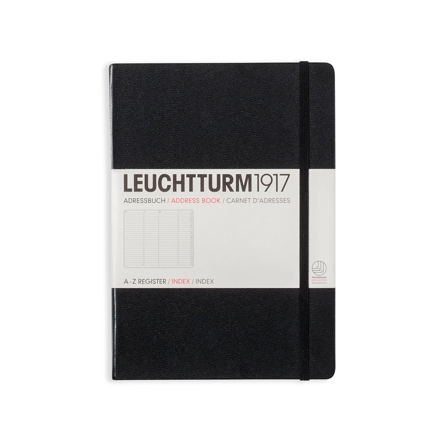 Address Book - A6 Pocket, Black