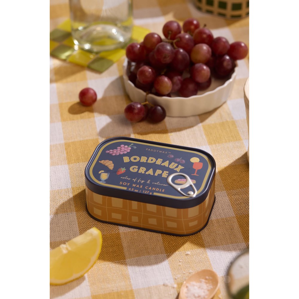 Tinned Candle - Bordeaux Grape