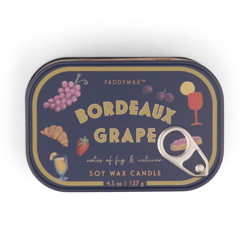 Tinned Candle - Bordeaux Grape