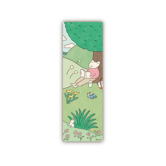 My Book and I - Illustrated Frog Bookmark
