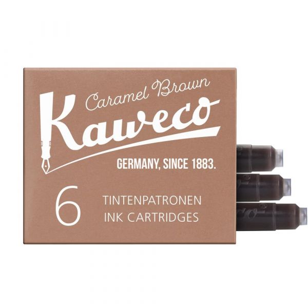Kaweco Fountain Pen Ink Cartridges - Caramel Brown