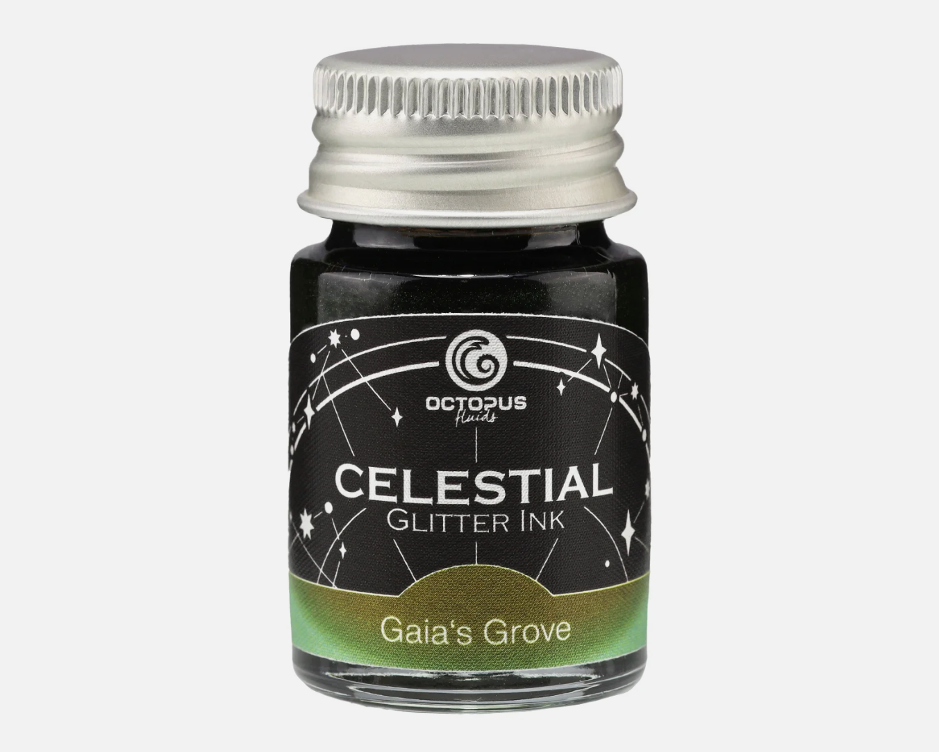 Celestial Glitter Ink, Gaia's Grove (Green)