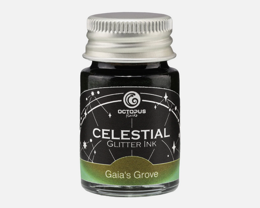 Celestial Glitter Ink, Gaia's Grove (Green)