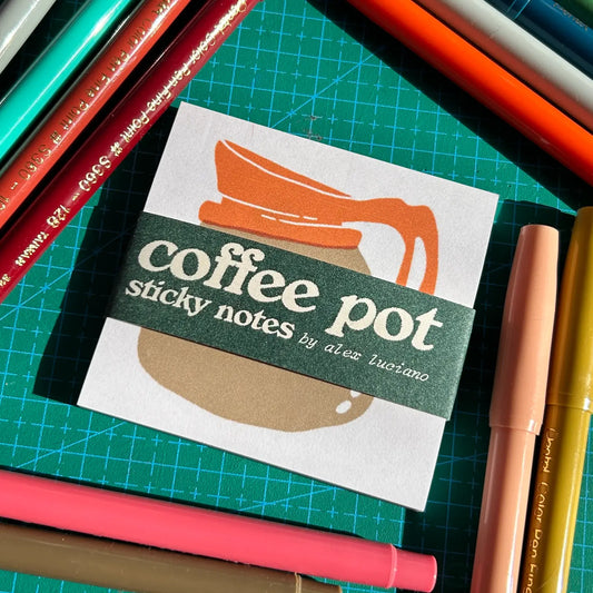 Coffee Pot Sticky Notes