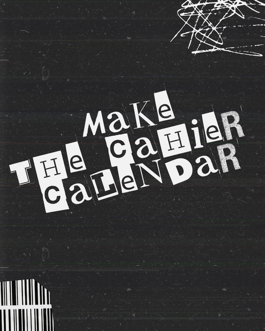 Collage Night: Cahier Calendar - October 22nd