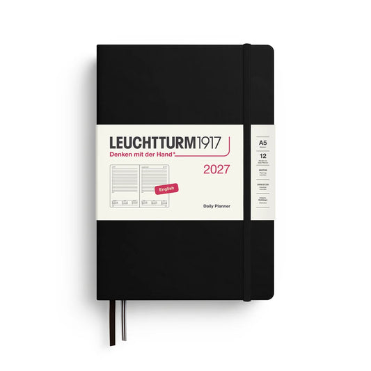 Black A5 2027 Daily Planner - Leuchtturm 1917