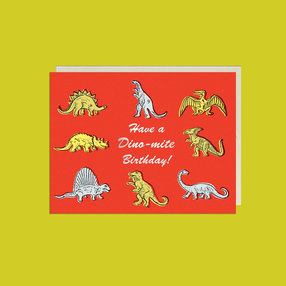 Dino-Mite Birthday - Greeting Card