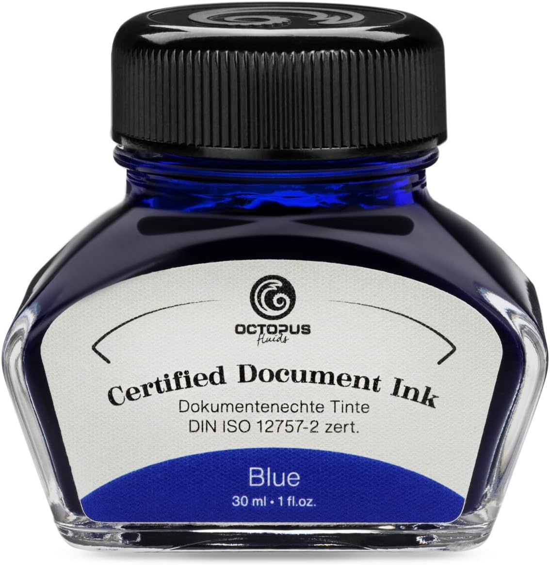 Octopus Fluids Document Ink, Blue 30ml