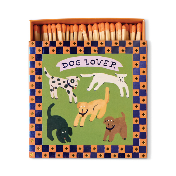 Square Boxed Matches - Dog Lover