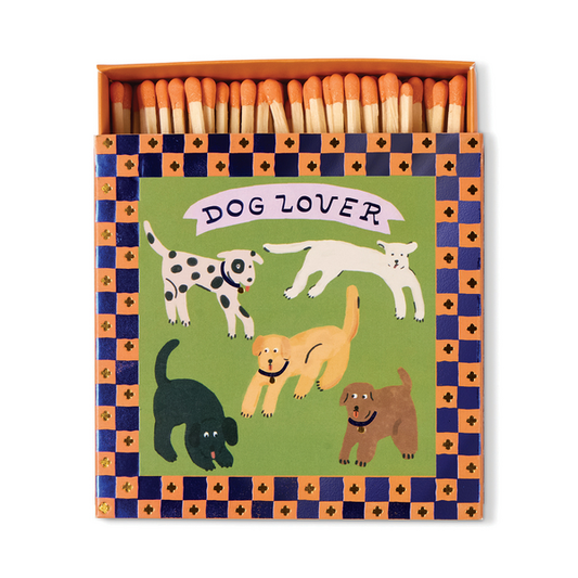 Square Boxed Matches - Dog Lover