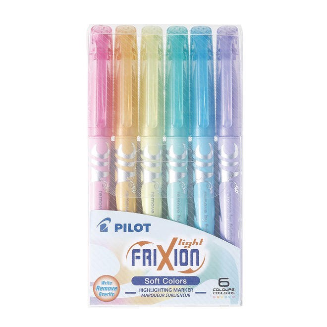 Frixion Erasable Highlighter Set - Soft Colours