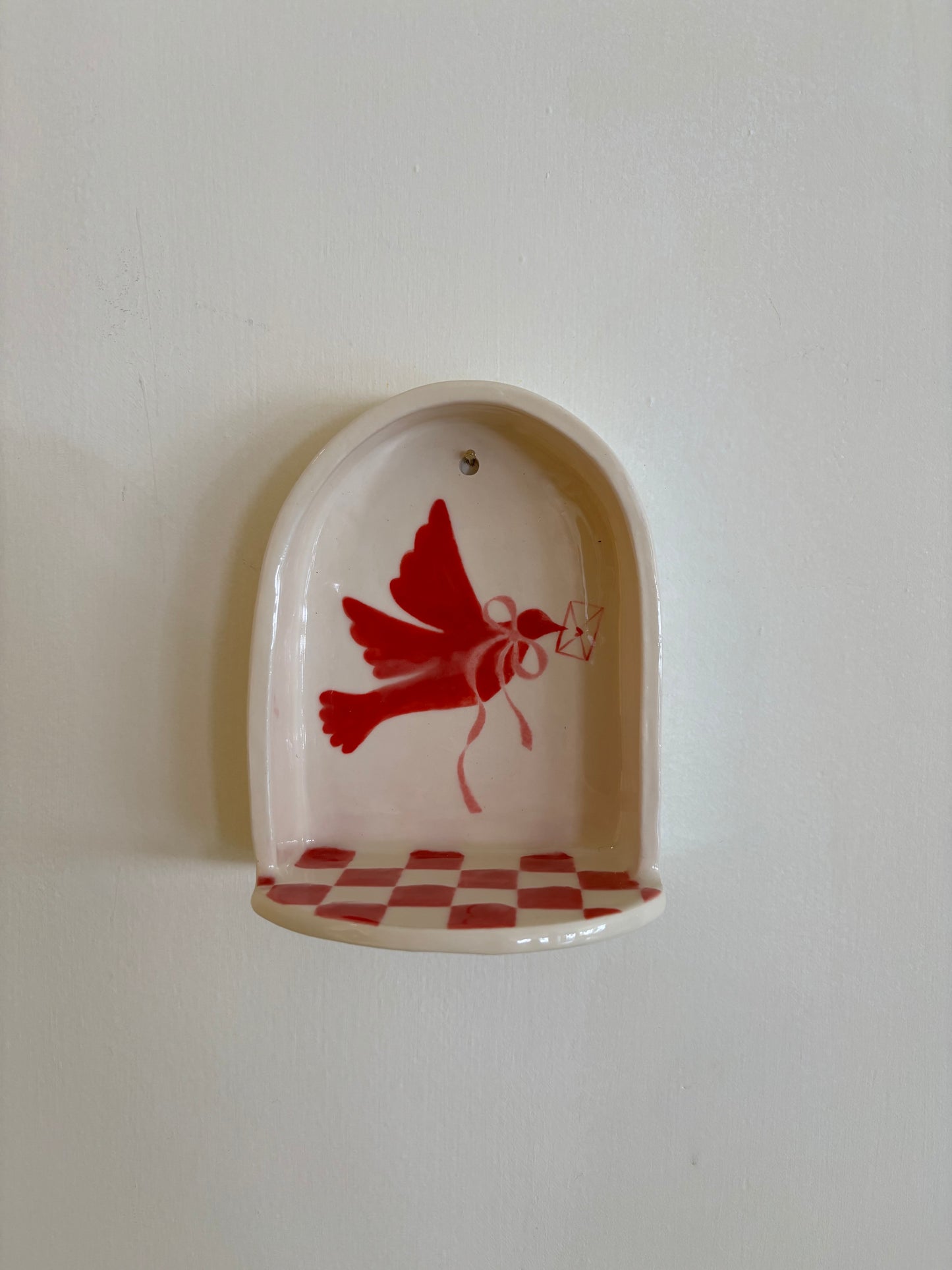 Medium Ceramic Shelf - Letter Dove