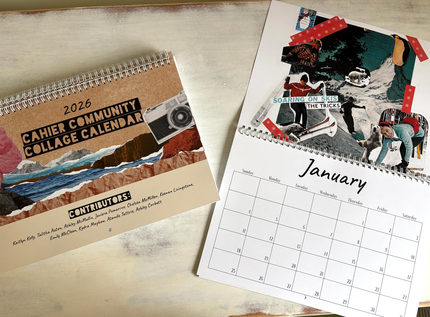 Cahier Collage Calendar - 2026
