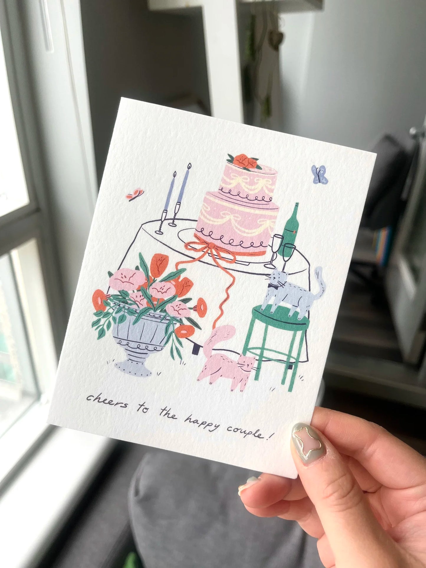 "Cheers to the Happy Couple - Greeting Card
