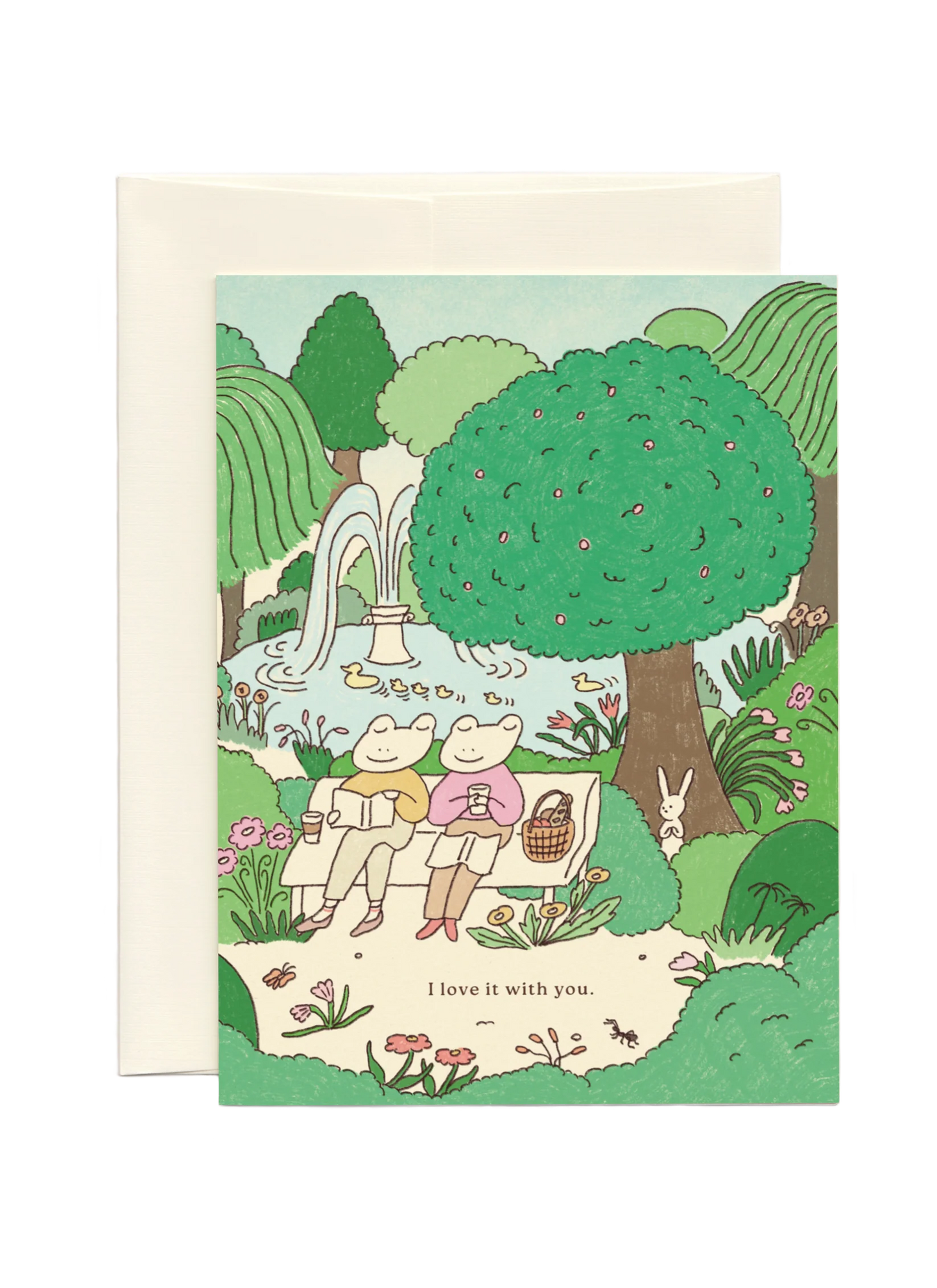 Frog "I Love It With You" - Just Because Card