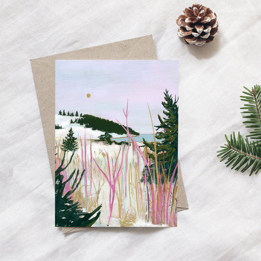 Lawrencetown Winter Wonderland - Greeting Card