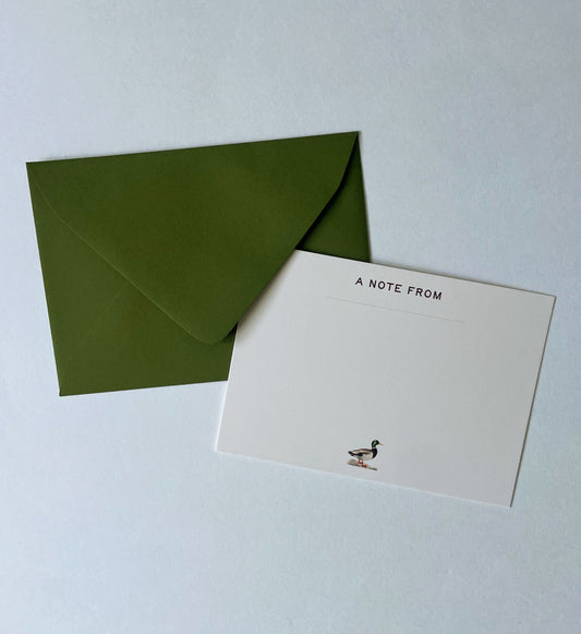 Mallard Notecard