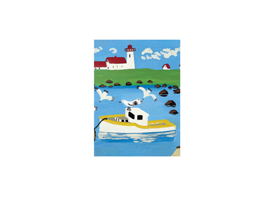 Maud Lewis Magnet - Cape Islander
