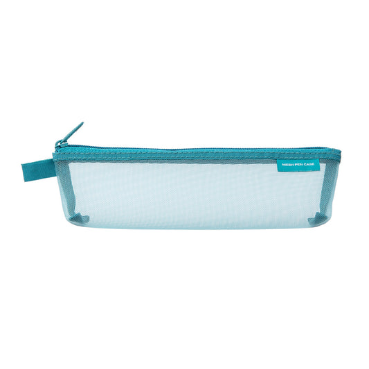Slim Mesh Pen Case - Blue