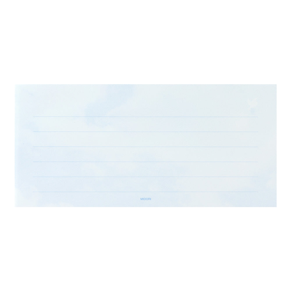 Sorairo Message Letter Pad - Blue