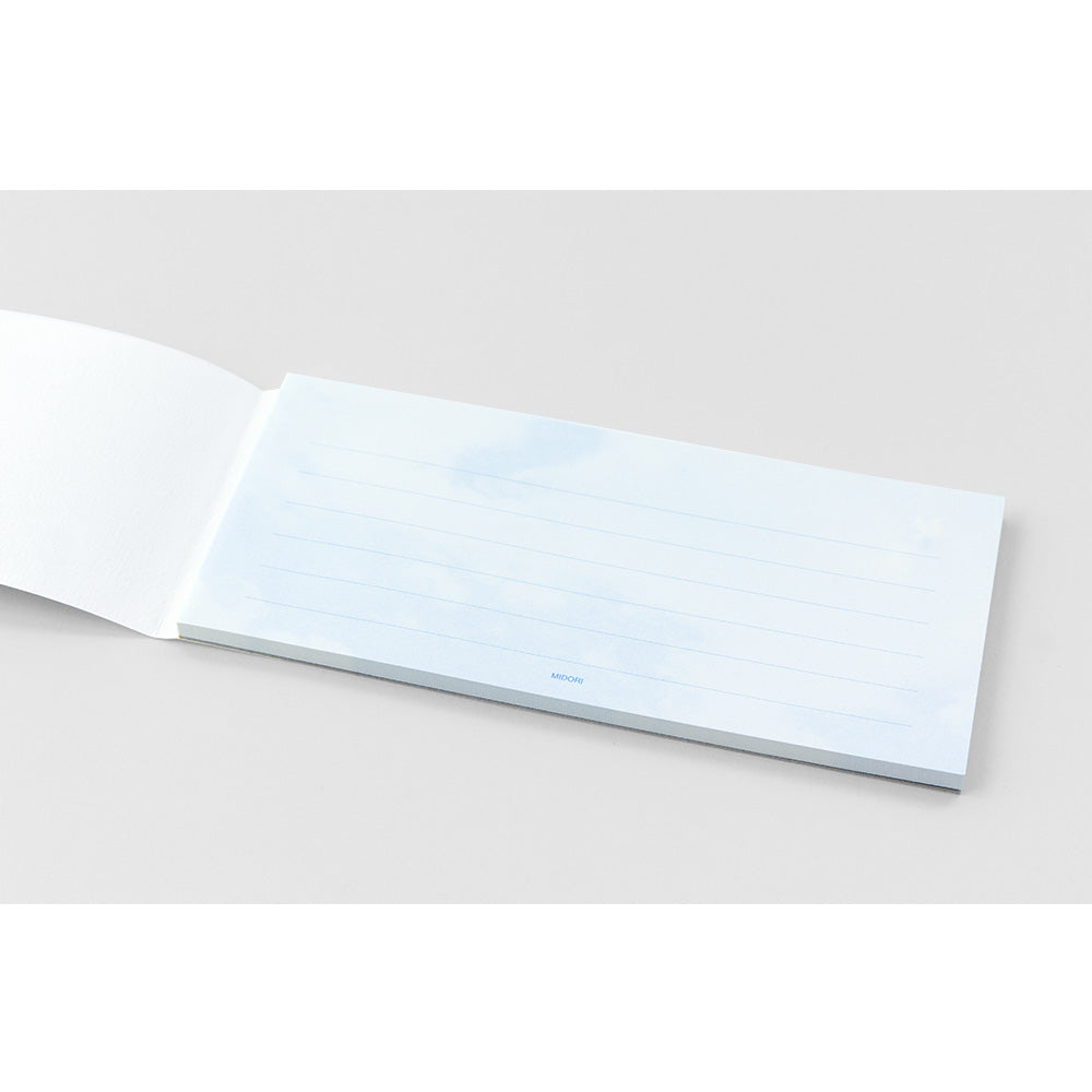Sorairo Message Letter Pad - Blue