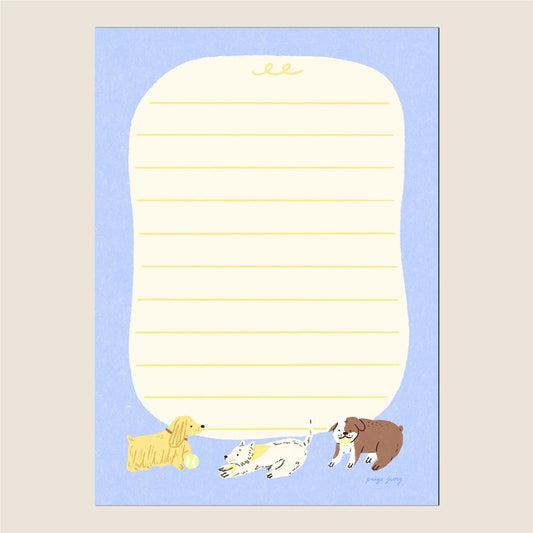Tennis Dog Notepad