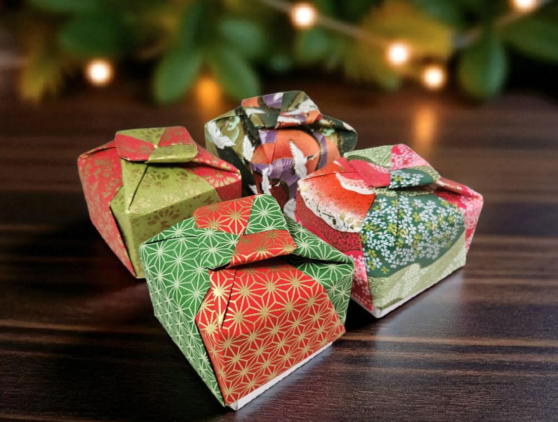 Handmade Origami Ornament & Gift Box Set