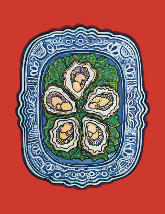 Oyster Platter - Art Print