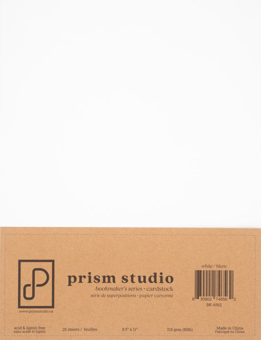 8.5X11 Bookmaker's Cardstock - White (25 Sheets)