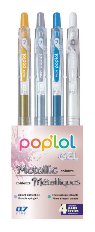 Pop'Lol Gel Pen Set - Metallic