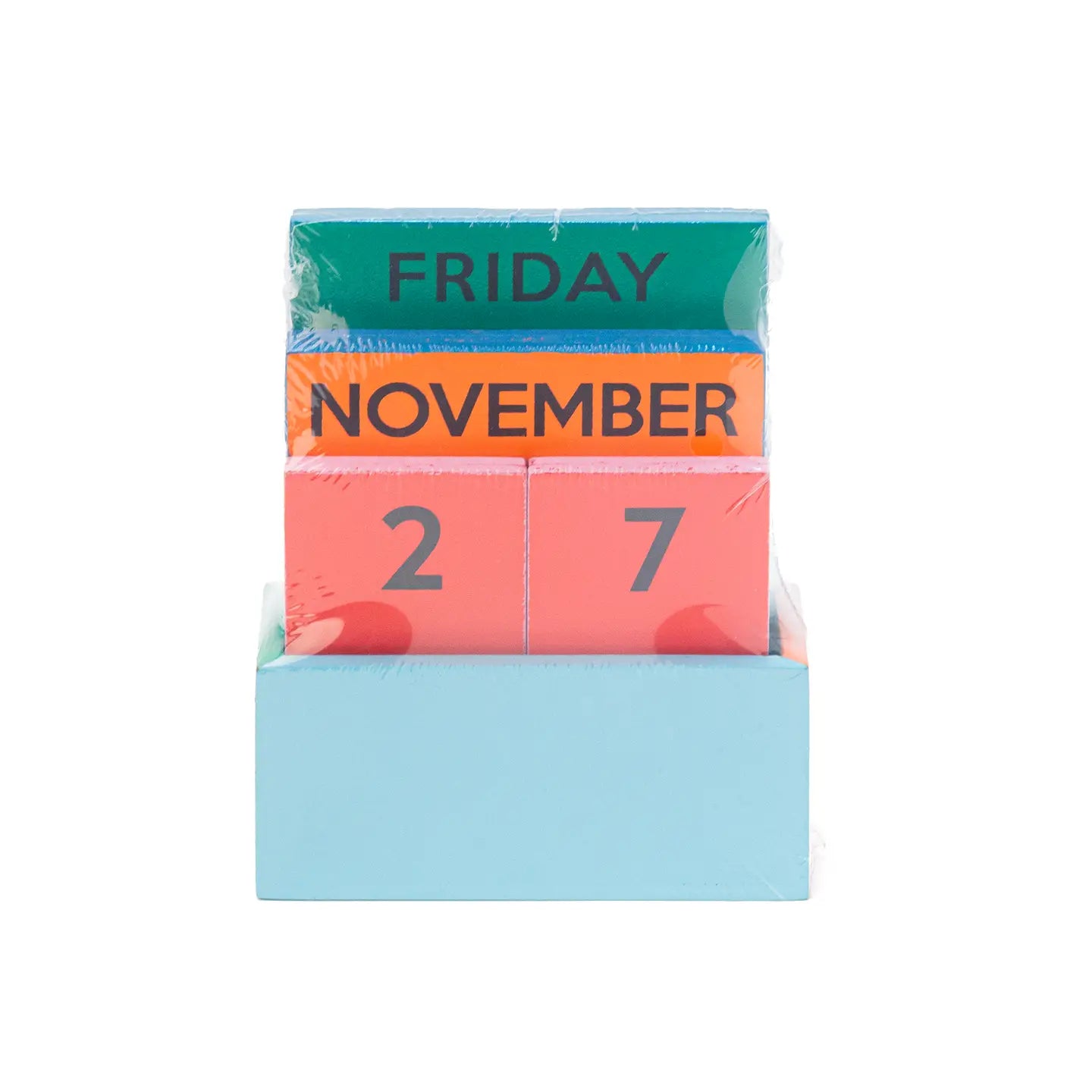 Wooden Calendar - Rainbow