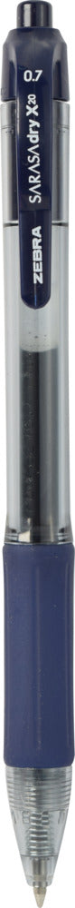 Sarasa Dry X20 Retractable Gel Pen, 0.7mm - Various Colours
