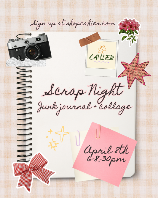 Scrap Night (Junk Journal + Collage) - April 8th