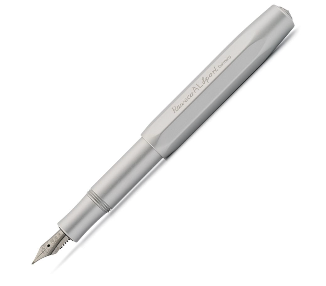 Kaweco AL Sport Aluminum Fountain Pen, Silver