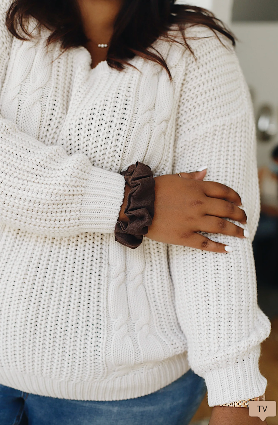 Classic Linen Scrunchie
