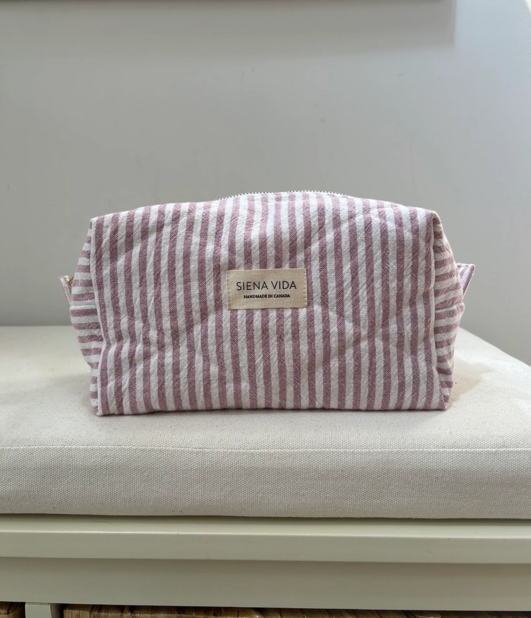 Quilted Zipper Pouch