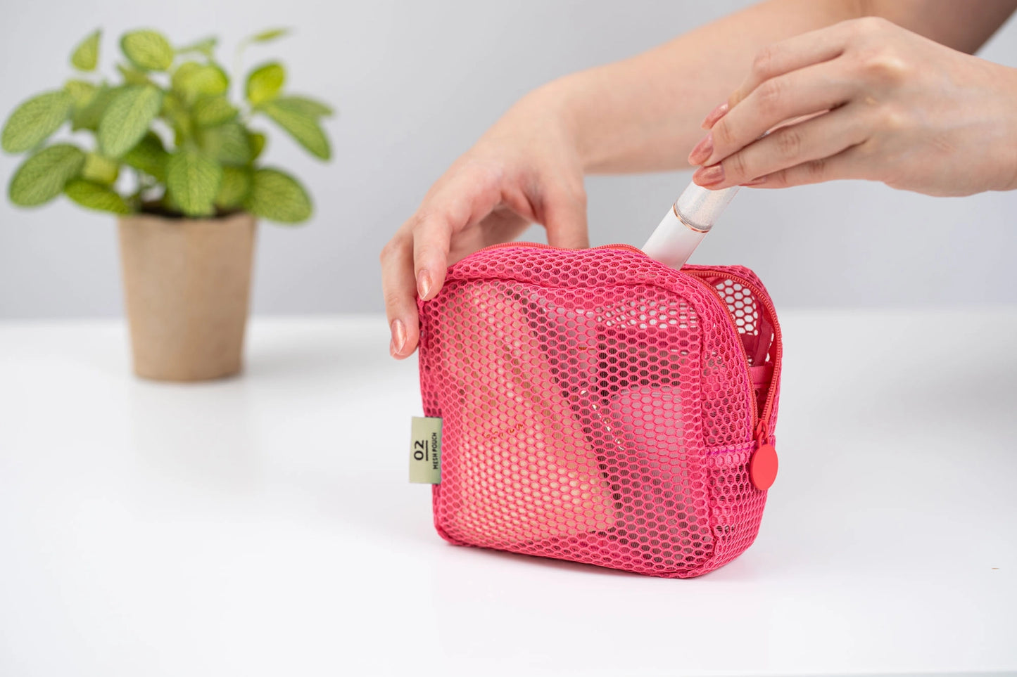 Square Mesh Pouch