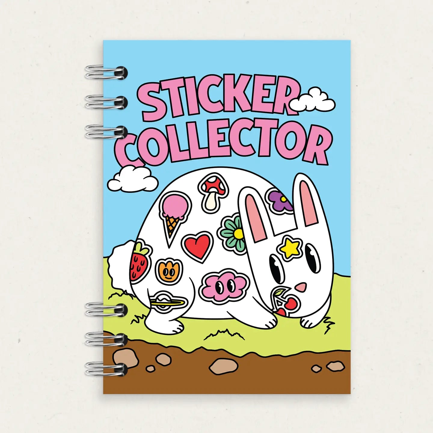 Sticker Collector Bunny | Mini A6 Reusable Sticker Book