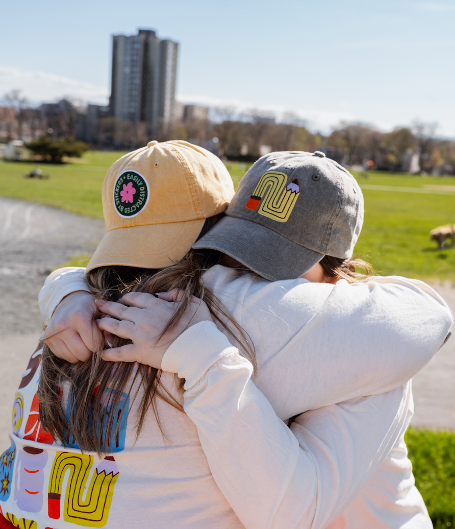 Cahier Baseball Hat - Easily Distracted By Stickers