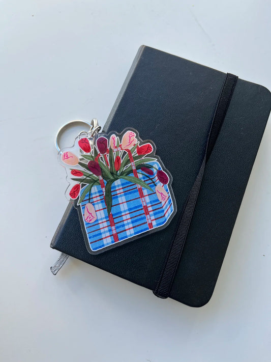 Tulips Laundry Bag - Acrylic Keychain