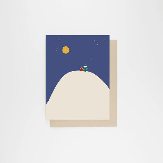 Winter Moon Card