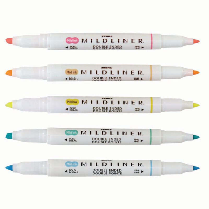 Mildliner Highlighter Set - Fluorescent