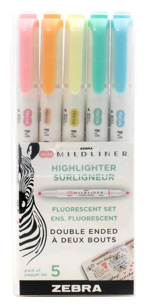 Mildliner Highlighter Set - Fluorescent