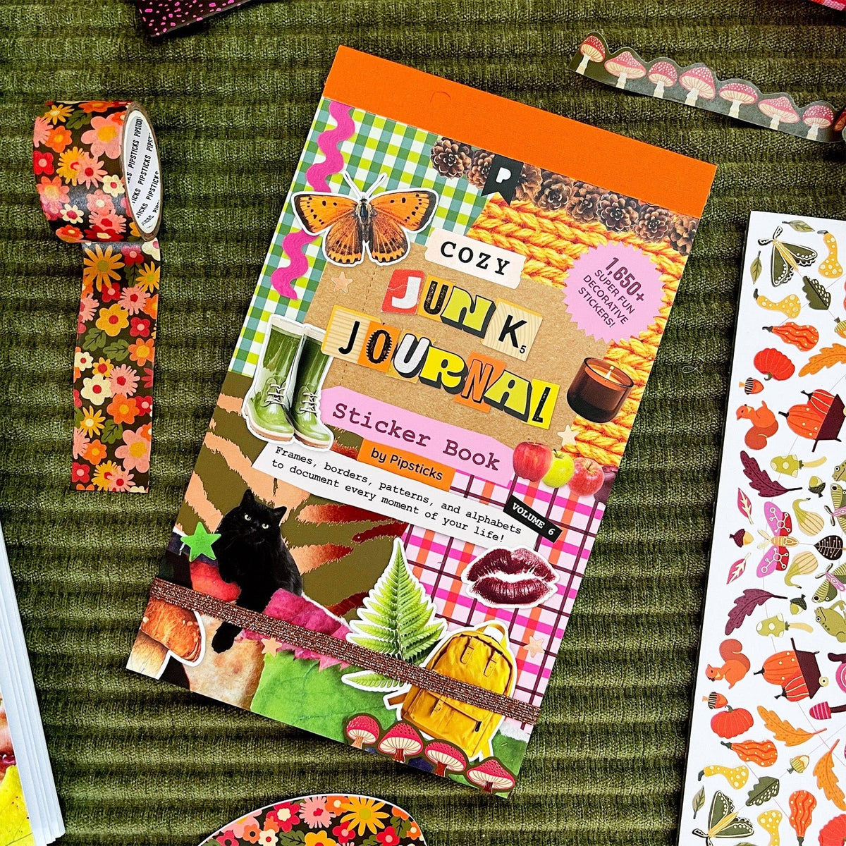 Cozy Fall - Junk Journal Sticker Book