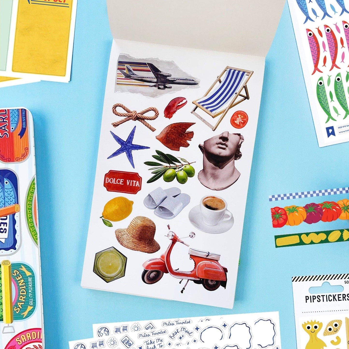 La Dolce Vita - Junk Journal Sticker Book, Volume 5