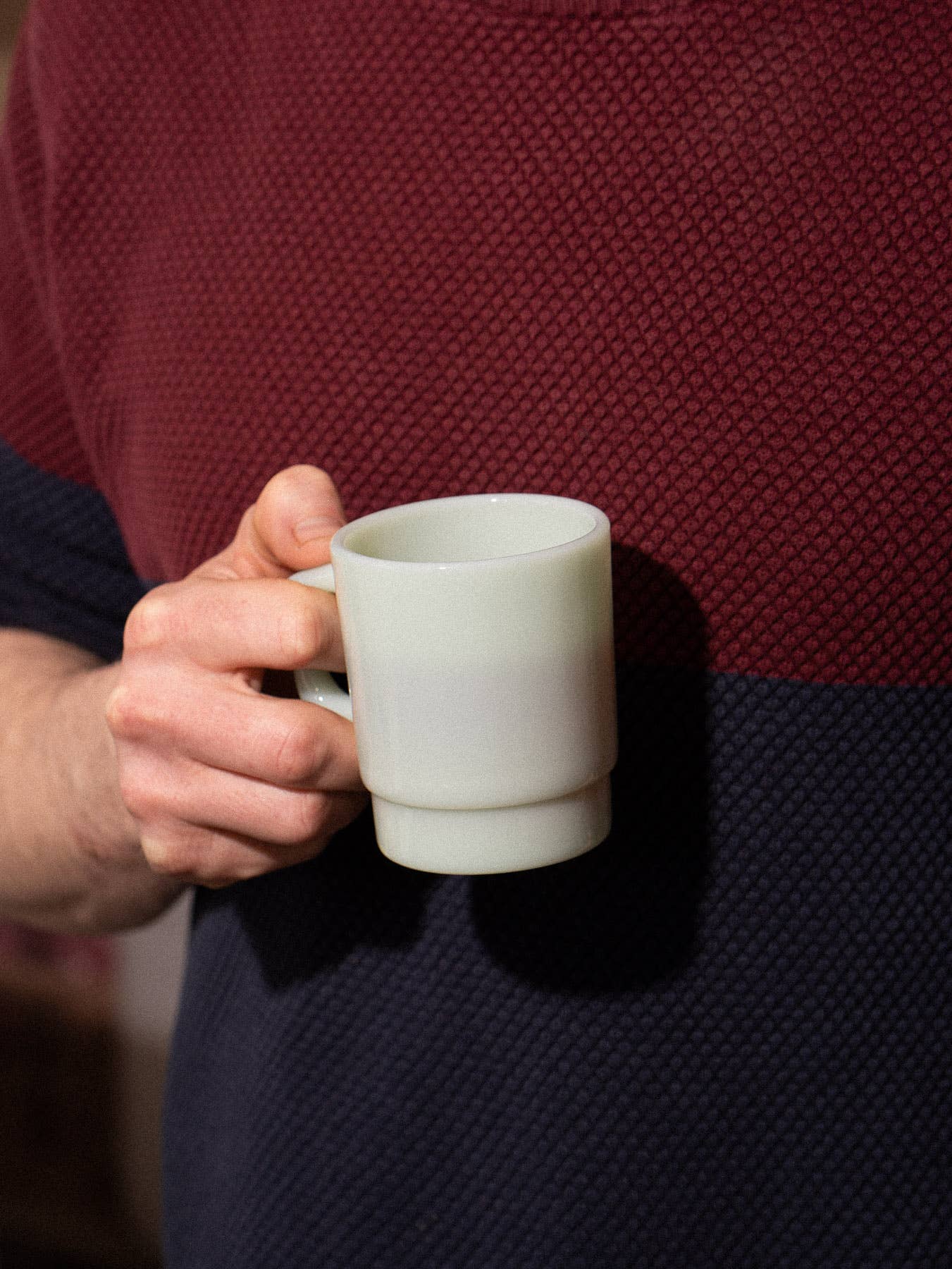 Milk Glass Mug